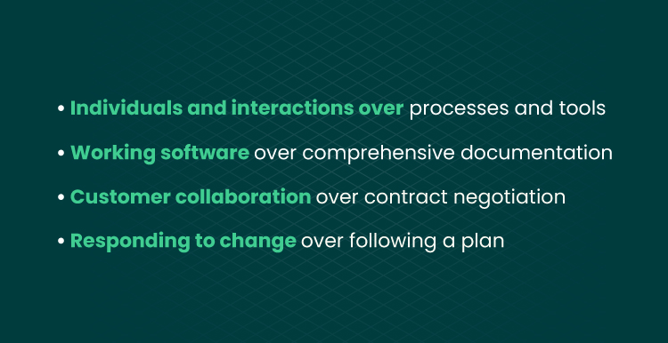 on image main principles of Agile
