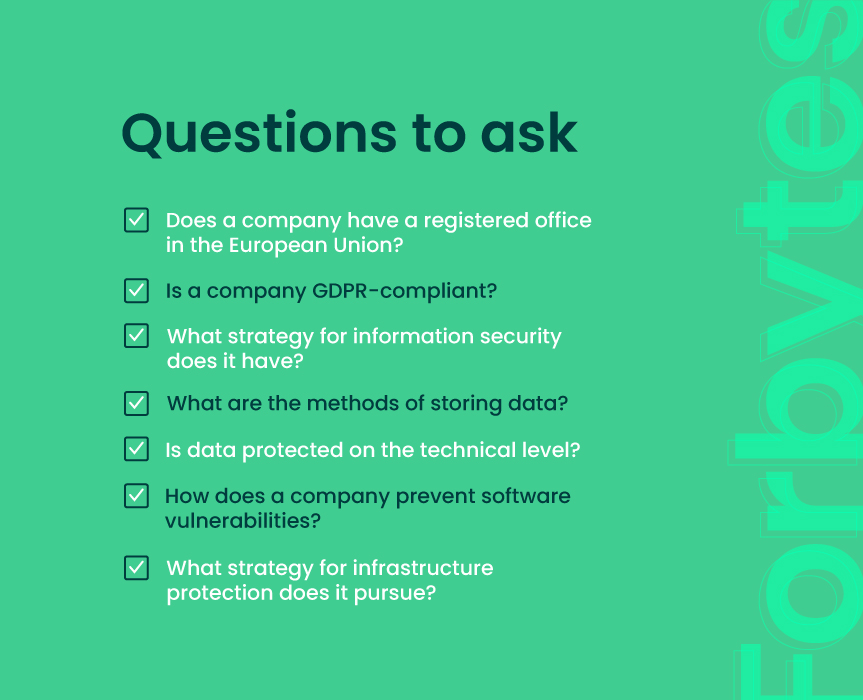 questions you should ask choosing a secure data processor