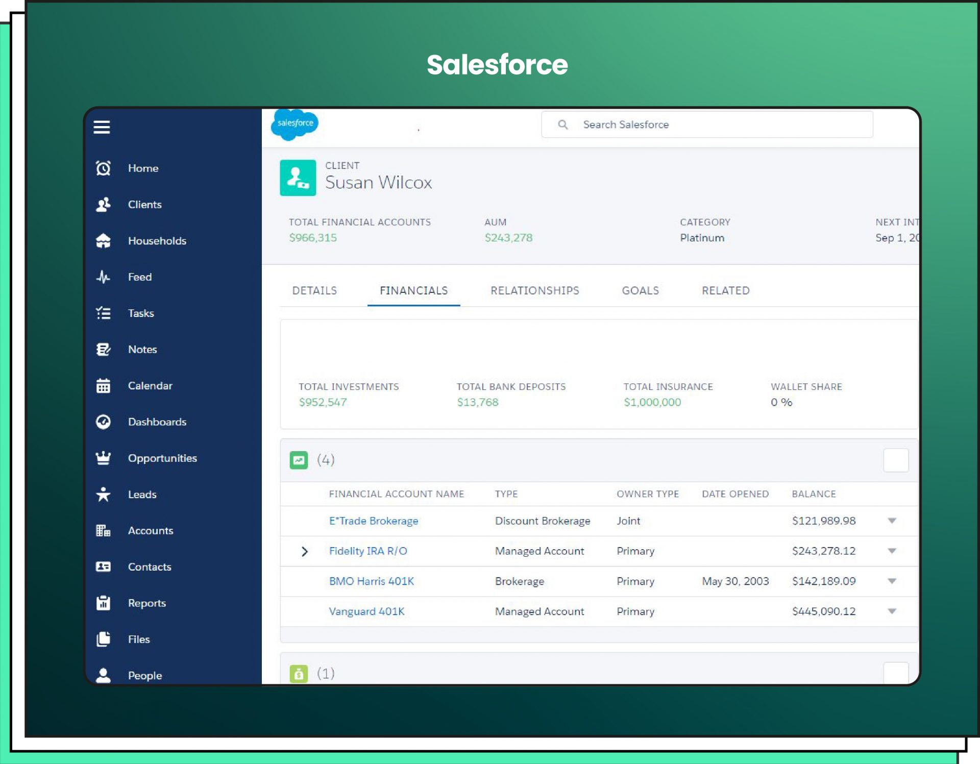 Salesforce: Data Aggregation Tool