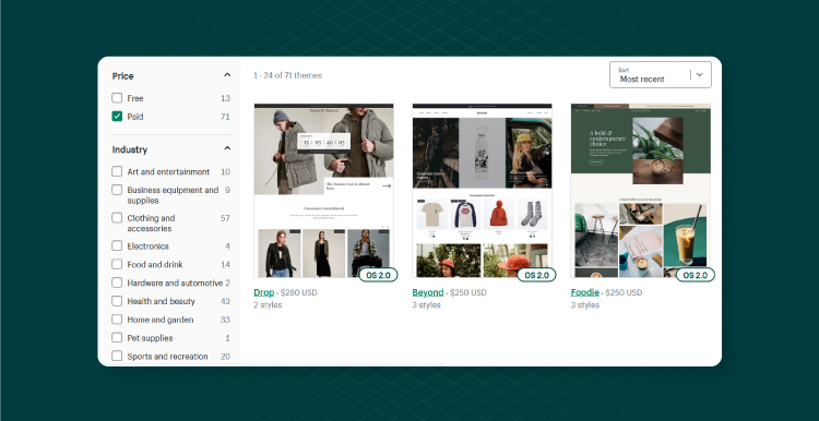 screenshot of the website's visual appearance and the convenience of navigation
