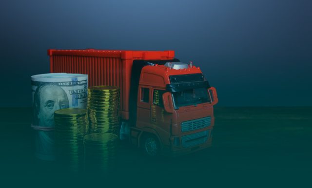 toy truck with money
