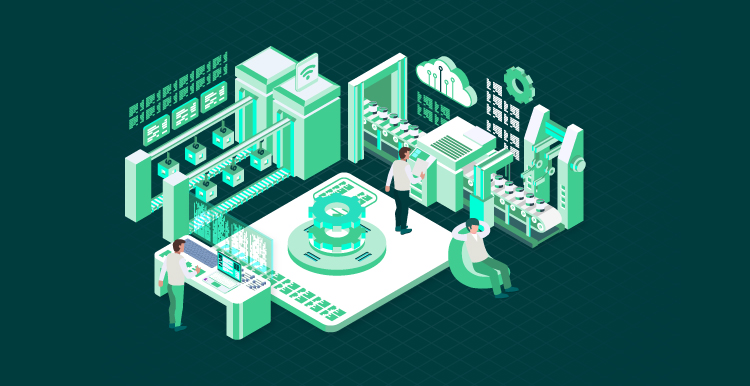 illustration of data center 