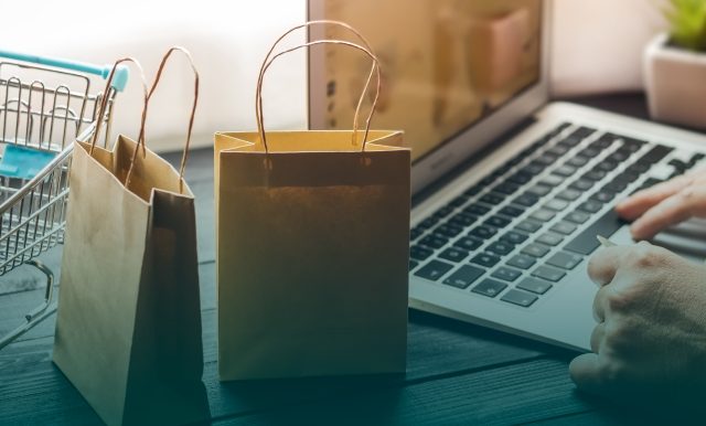on image online retail concept